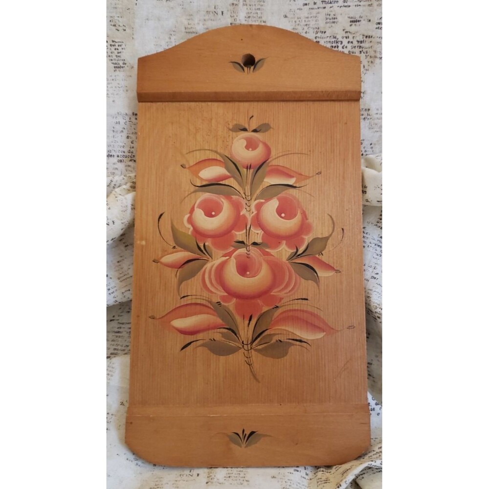 Vintage Russian Board "Autumn" Serving Board, Charcuterie Tray, or Wall Hanging
